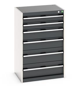 Cabinet consists of 2 x 100mm, 2 x 150mm and 2 x 200mm high drawers 100% extension drawer with internal dimensions of 525mm wide x 400mm deep. The drawers... Bott Drawer Cabinets 525 Depth with 650mm wide full extension drawers